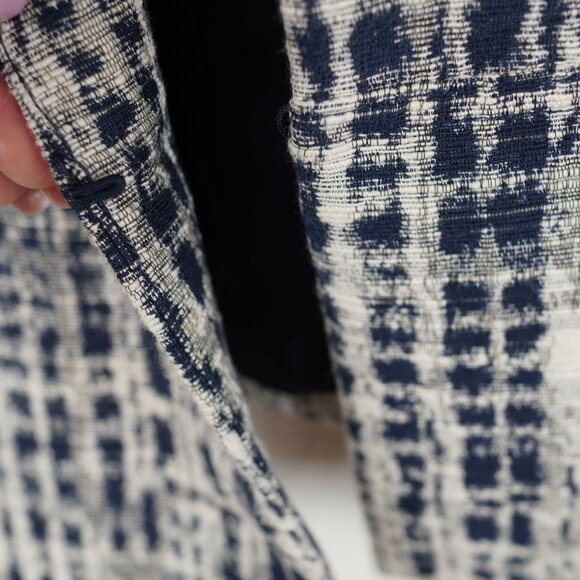 Lafayette 148 NY Tweed‎ Plaid Textured Blazer Jacket Size 10 - Picture 11 of 11